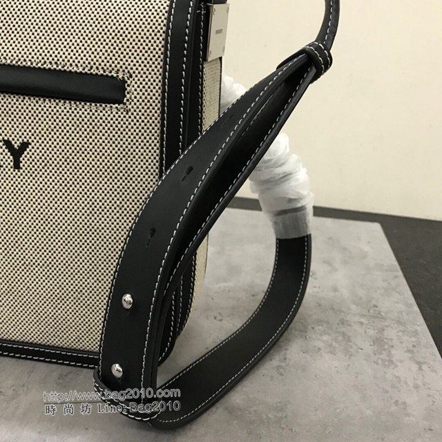 Burberry專櫃新款包包 巴寶莉印花錦質帆布信使包 Burberry男士單肩包  db1229